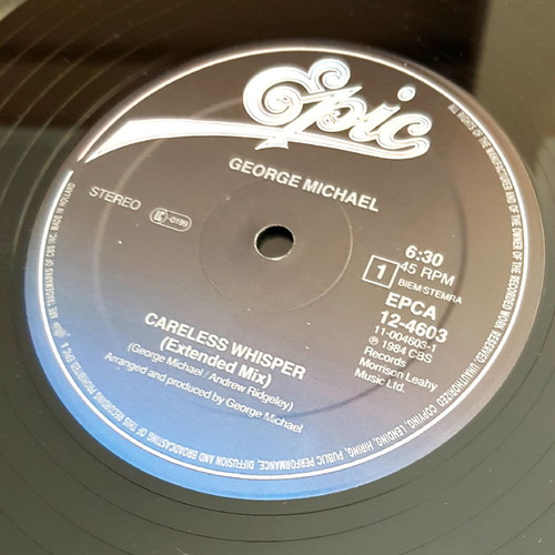 George Michael Careless Whisper 12" Maxi Single near mint