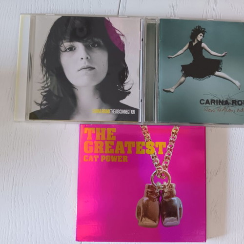 Cat Power & Carina Round 3 CD studio albums like new, rock