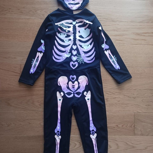 Skeleton costume H&M for 4-6 years like new