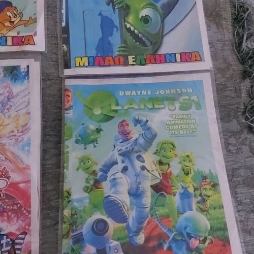 Children's DVDs used, 9 discs, dubbed