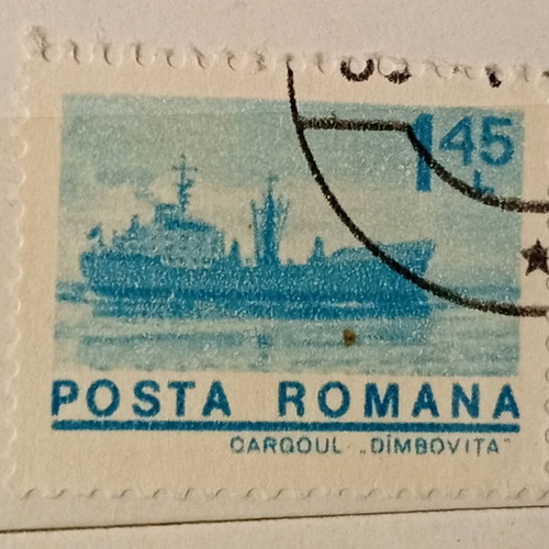 Romania stamps used, pack of 7