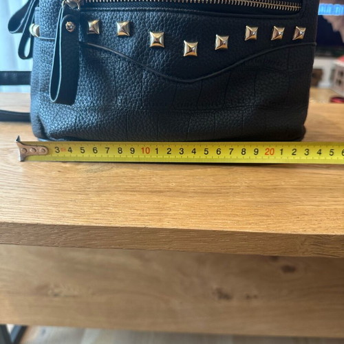Black backpack with studs like new