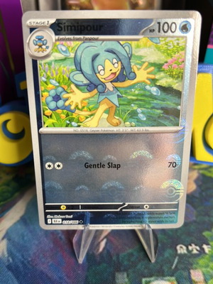 Simipour Pokeball BLK Pokemon card mint condition reverse