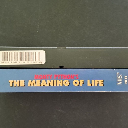 The Meaning of Life VHS like new, PAL edition with English audio
