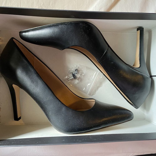 Exe black pumps new, 9 cm heel, size 37 narrow fit