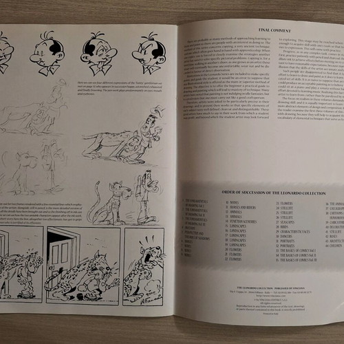 Leonardo Collection Cartoons and Humorous Drawings book used