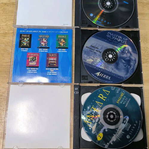 Retro PC Games Sierra pack of 3 used