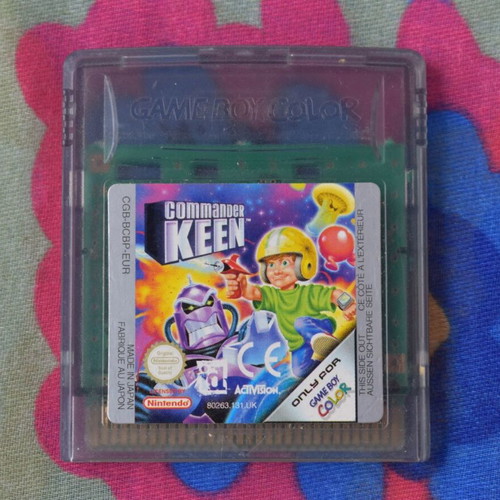 Commander Keen Game Boy Color like new
