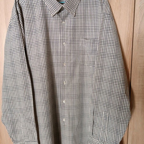 Nkd Reward classic checked shirt like new, cotton, 3XL