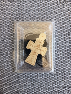 Hanging cross with Jesus Christ, new