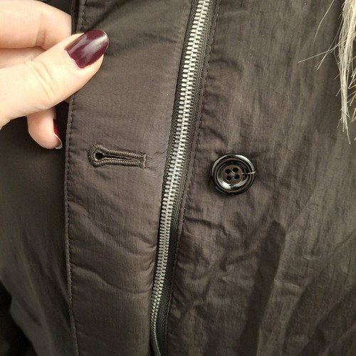 Massimo Dutti jacket like new with hood, size L, black
