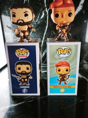 Funko Pop! Hercules #1666 και Leonidas #1473 σετ φιγούρες