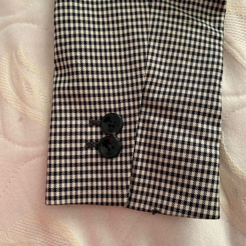 Massimo Dutti blazer used, gray and black, size 36