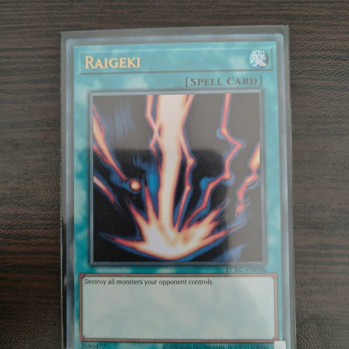Yu-Gi-Oh Raigeki Ultra Rare Card like new