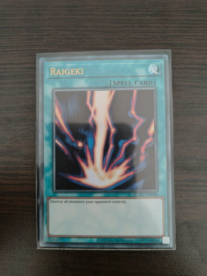 Yu-Gi-Oh Raigeki Ultra Rare Card like new