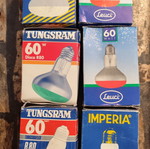 R80 E27 Light Bulbs New, Multicolor Set