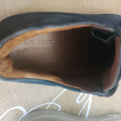 John Varvatos shoes like new, size 42.5-43, white and blue