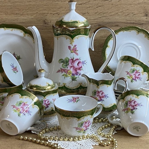 Winterling Roslan Bavar serving set like new, 16 pieces, vintage baroque