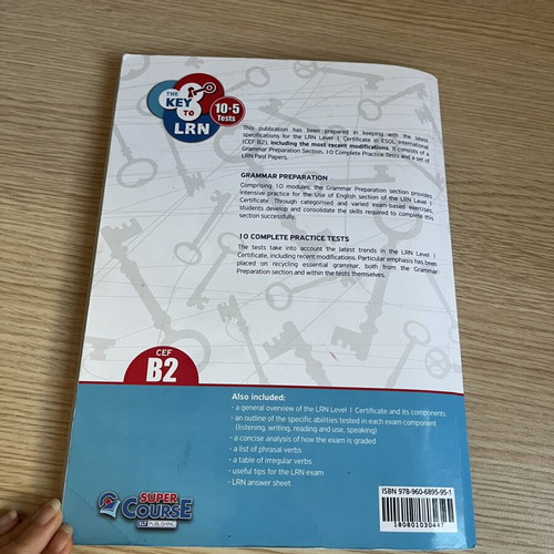 The Key to LRN English book like new