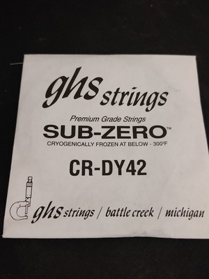 GHS Strings Sub Zero CR-DY42 Electric Guitar String new