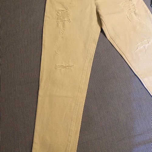 Zini denim pants like new, beige, size S