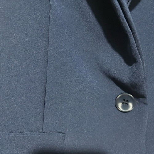 Dark blue women's jacket like new, mid-length, one size