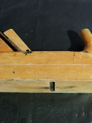 Ροκάνι μαραγκού μεταχειρισμένο, ξύλινο χειρός του 1980