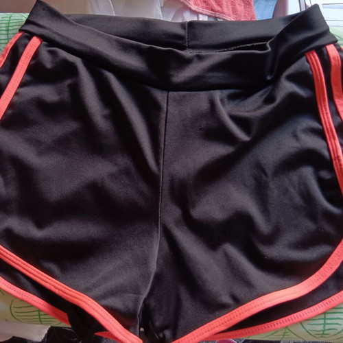 Acerbis Athletic Shorts used, Small/Medium, Black and Orange