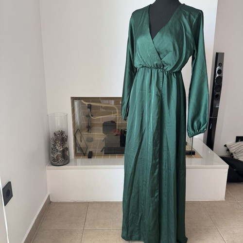 Mia Moda σμαραγδί μάξι φόρεμα one size σαν καινούργιο