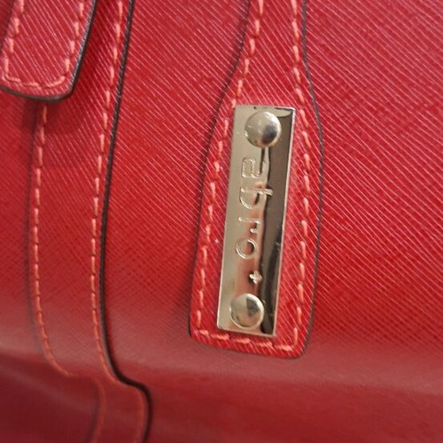 Abro+ handbag used, red, 45x26 cm
