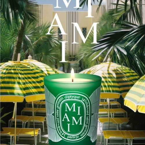 Diptyque Limited Edition Miami Scented Candle new 190gr
