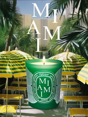Diptyque Limited Edition Miami Scented Candle new 190gr