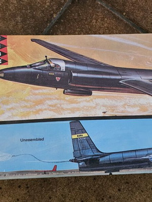 Lockheed U-2 model Hawk new, unassembled with NASA decals