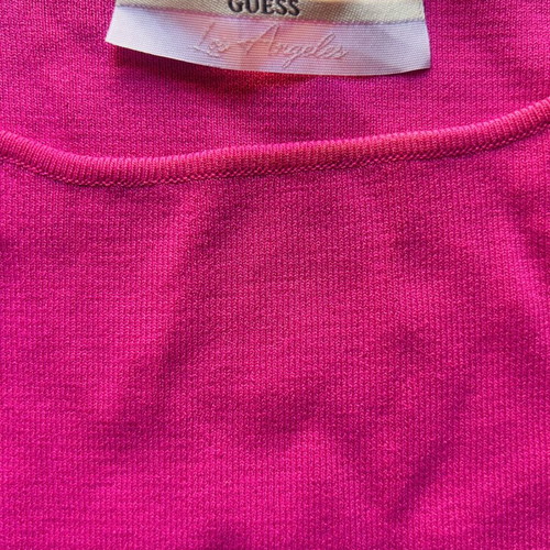 Guess dress medium pink like new with side slit