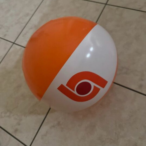 Inflatable beach ball new, plastic vinyl