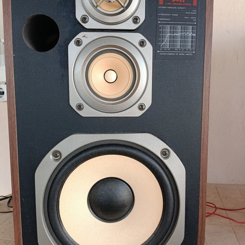 JVC S-PX3 vintage 3-way speakers used