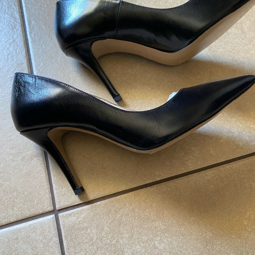 Makis Kotris black leather pumps new No 37