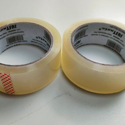 JustNote Packing Tape Set 2 38mm x 66m New Transparent