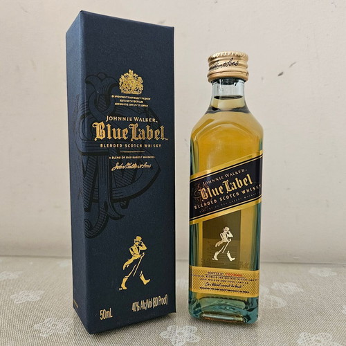 Johnnie Walker Blue Label miniature with original box, new