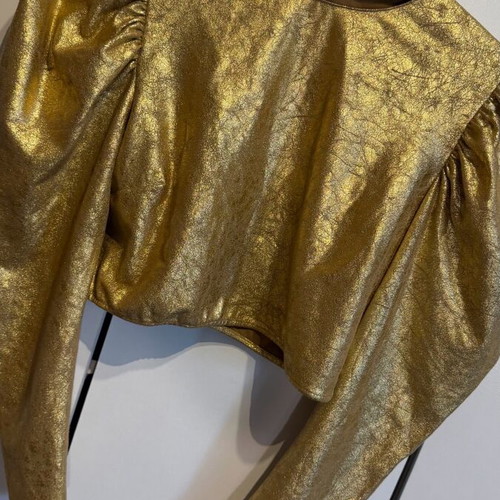 Zara crop size M like new, gold