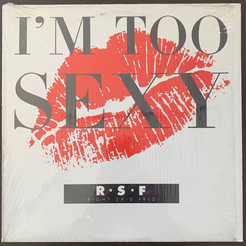 Right Said Fred I'm Too Sexy LP μεταχειρισμένο, πρώτη κυκλοφορία 1991