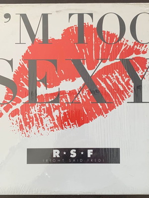 Right Said Fred I'm Too Sexy LP μεταχειρισμένο, πρώτη κυκλοφορία 1991