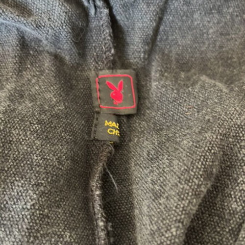 Playboy Style Backpack Used, Black and White for Gym and Daily Use