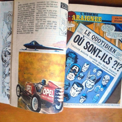 Spider-Man #196 French edition comic used, first black suit appearance