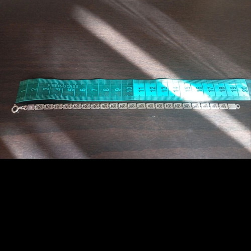 Silver handmade bracelet 925, new, 19 cm