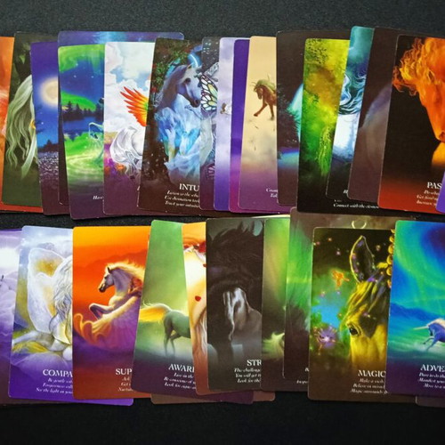 Oracle of the Unicorns card deck like new, magic and spiritual guidance