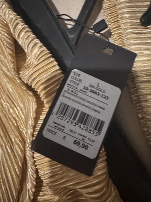 Σετ φούστα τοπ χρυσό βραδινό Toi&Moi καινούργιο