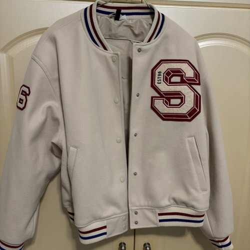 H&M bomber jacket beige like new