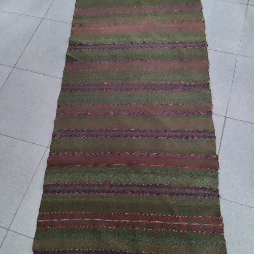 Handwoven runner rug new 195x80 cm