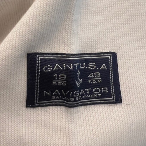 Gant cotton polo shirt XL like new ecru